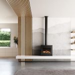 Rinnai Ss Gas Fire Freestander Modern Gas Fires Rinnai Australia