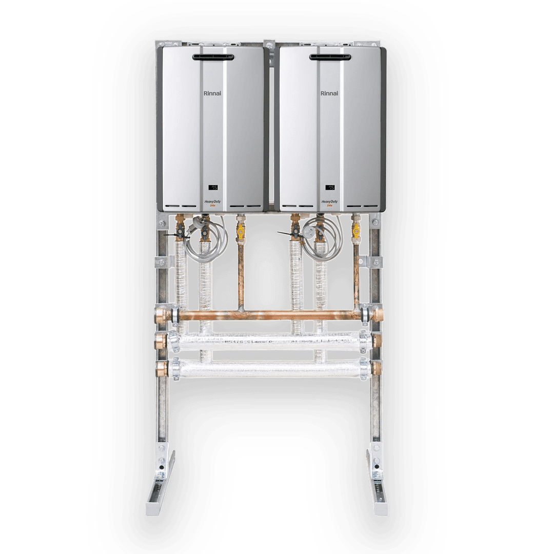 Rinnai Manifold Pack HD210e Rig (front)