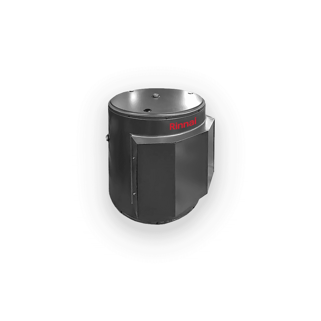 Rinnai Quick Recovery Electric Stainless Steel QRE80L Storage Tank (left)
